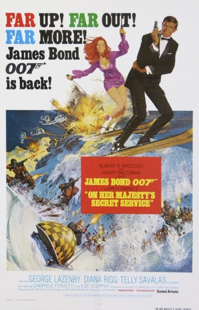En vente :  JAMES BOND 007   ON HER MAJESTY S SECRET SERVICE GEORGE LAZENBY