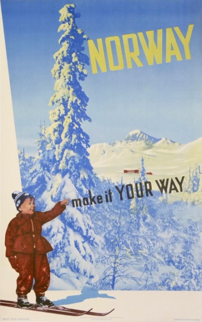 En vente :  NORWAY MAKE IT YOUR WAY for the Ski