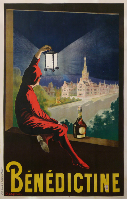 For sale: BENEDICTINE LIQUEUR-FECAMP-AFFICHE ANCIENNE