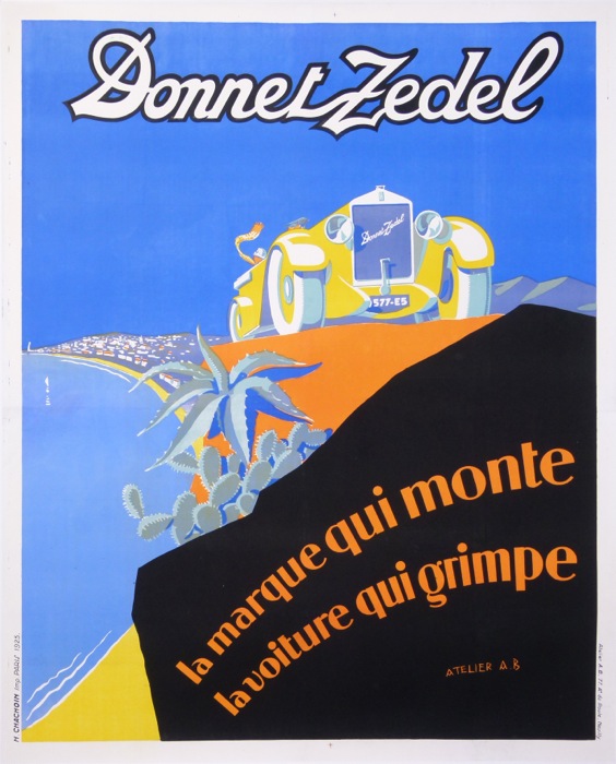 For sale: AUTOMOBILES DONNET- ZEDEL-LA MARQUE QUI MONTE-LA VOITURE QUI GRIMPE