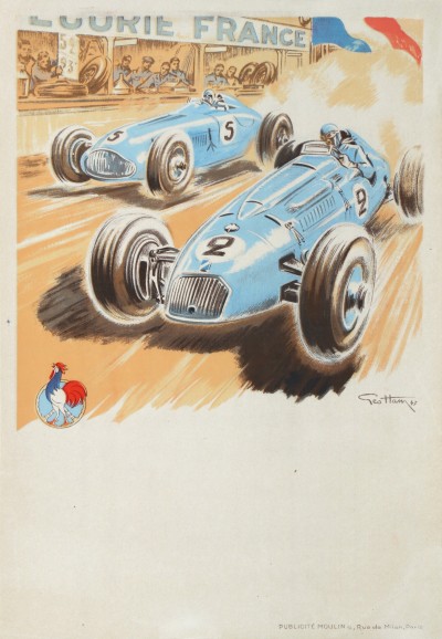 Poster voitures de course - Philippe Lepape