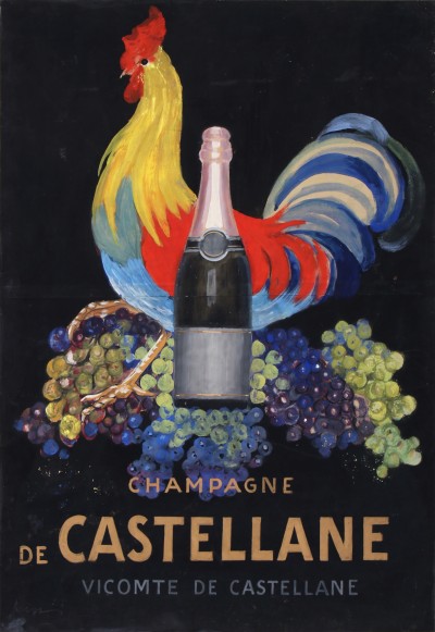 For sale: CHAMPAGNE DE CASTELLANE VICOMTE DE CASTELLANE  PROJET ORIGINALE par LEONETTO CAPPIELLO