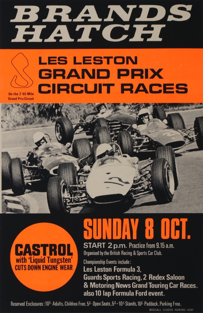 For sale: BRANDS HATCH LES LESTON GRAND PRIX CIRCUIT RACES