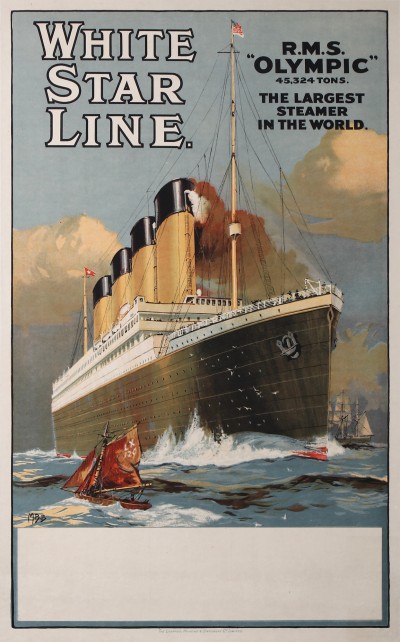 For sale: WHITE STAR LINE R-M-S OLYMPIC TITANIC