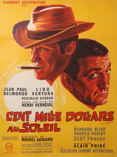 For sale: CENT MILLE DOLLARS AU SOLEIL   J-P BELMONDO, LINO VENTURA