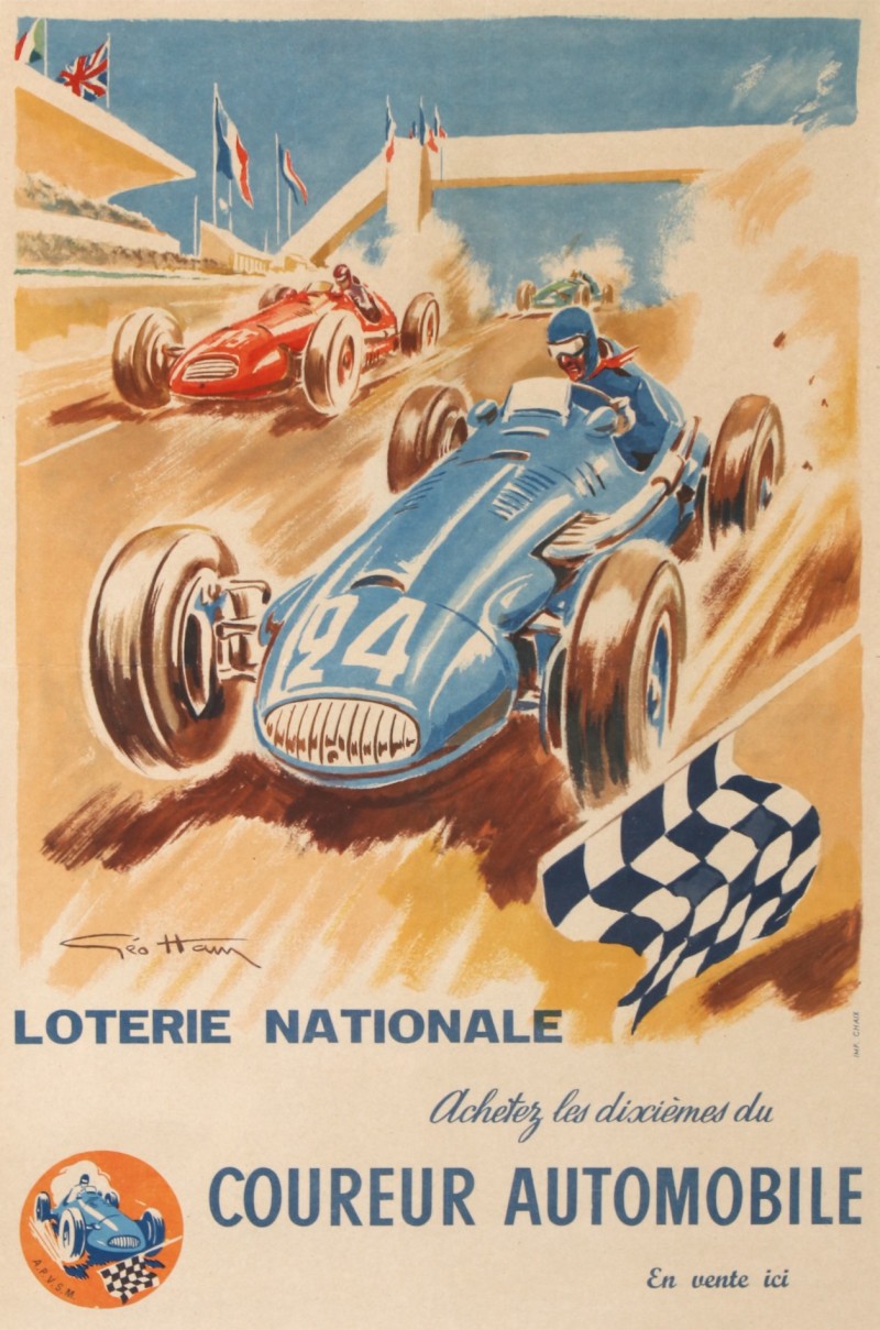 For sale: LOTERIE NATIONALE COURREUR AUTOMOBILE - APVSM